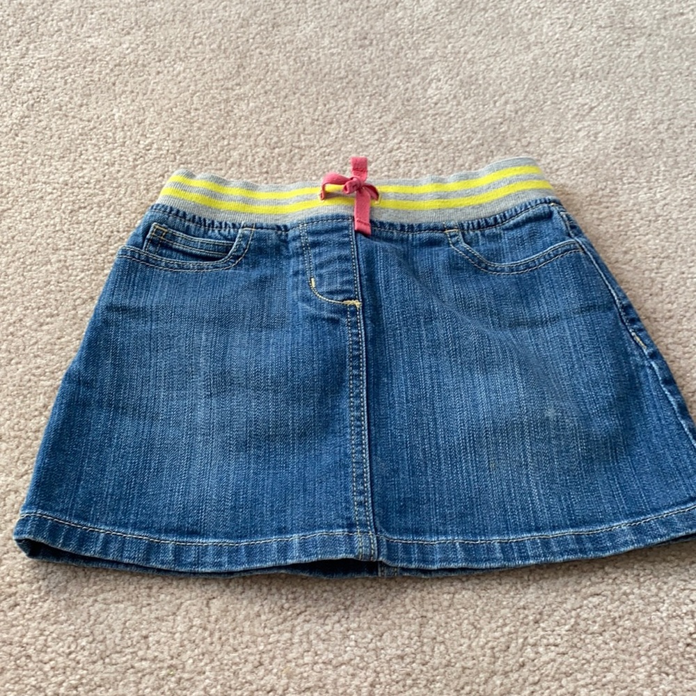 Denim mini boden skirt